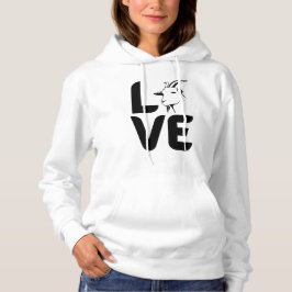 Liebe mit Ziege als O Hoodie