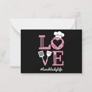 Liebe Mittagessen Dame Leben Lustige Valentinstag Mitteilungskarte