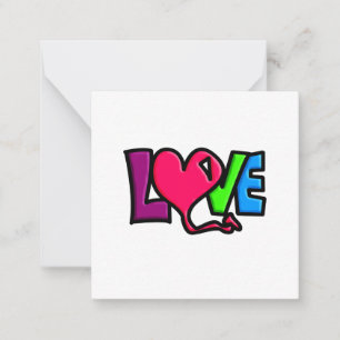 Liebe Mitteilungskarte