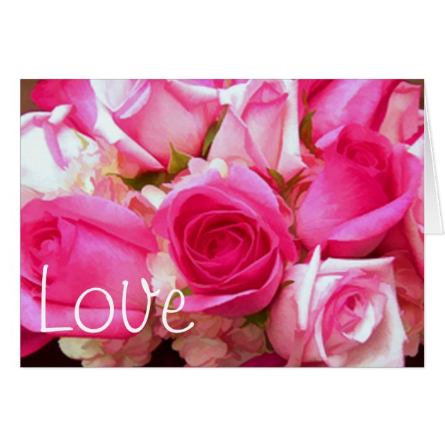 Liebe Mitteilungskarten (Vorderseite (Horizontal))