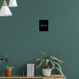 Liebe modern Word Zitat Minimalistisch Stilvoll Poster