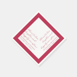 Liebe Modernes Drehbuch Viva Magenta Serviette