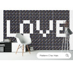 Liebe Modernes elegantes Muster Zucker Fliese<br><div class="desc">Moderne Eleganz in Zuhause oder Büro mit dekorativen Fliesen. Diese kunstvoll gestalteten Stücke mit ihrem extravaganten Zuckerschädel und den gotischen Motiven laden zu einer Touch von Halloween und Dia de los Muertos Flair ein. Mit diesen einzigartigen Kacheln verleihen Sie Ihrem Dekor noch mehr! ***Hinweis: Das Cover-Bild ist ein Mockup; Design...</div>