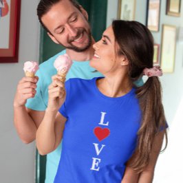 LIEBE Modernes Minimalistisches Elegantes T-Shirt