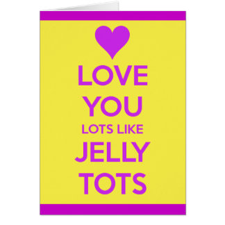 Liebe mögen Sie Lose lustige romantische Karte