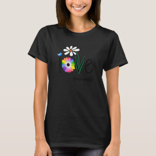 Liebe Mommy Life Blume Daisy Blume Mutter T-Shirt