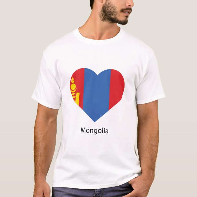 Liebe Mongolei T-Shirt (Vorderseite)