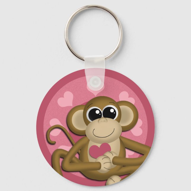 Liebe Monkey: Schlüsselanhänger (Vorderseite)