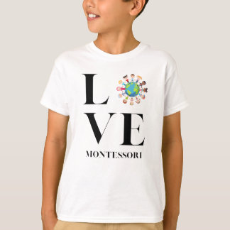 Liebe | Montessori | Kinder auf der ganzen Welt T-Shirt