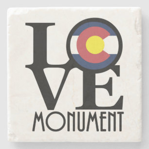 Liebe Monument Colorado Steinuntersetzer