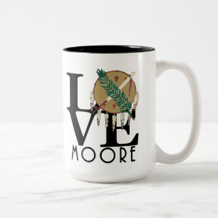 LIEBE Moore Oklahoma 15oz Zweifarbige Tasse