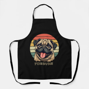 Liebe Mops Forever - Niedlicher Mops Lover Design Schürze