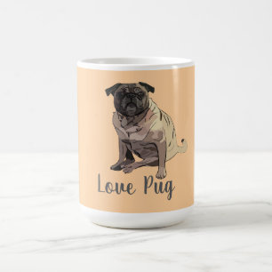 Liebe Mops Kaffeetasse