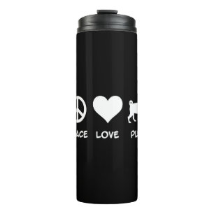 Liebe Mops   Mops Dog Lovers Gift Thermosbecher