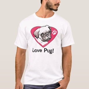 Liebe-Mops T-Shirt