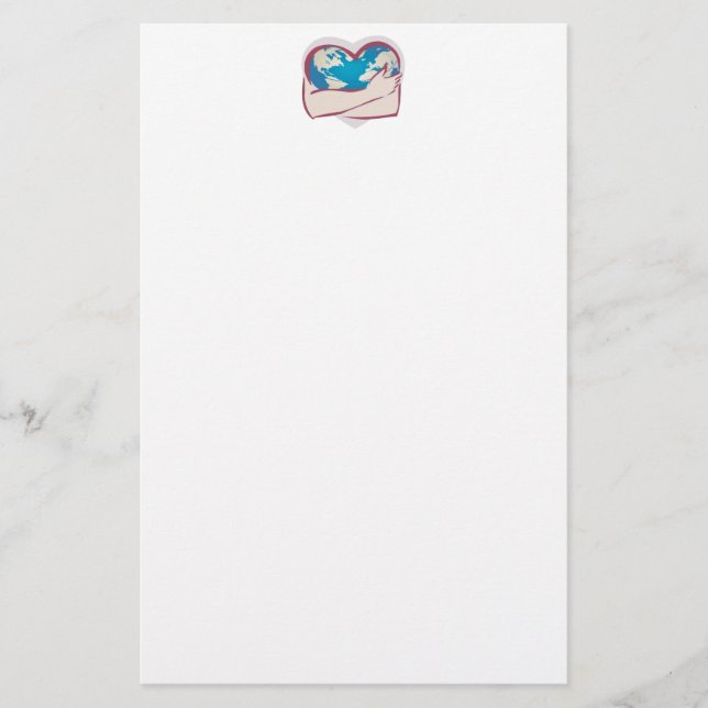 Liebe Mother Earth Briefpapier (Vorderseite)