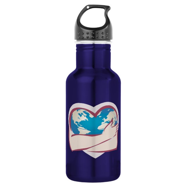 Liebe Mother Earth Trinkflasche (Vorderseite)