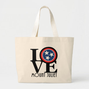 LIEBE Mount Juliet Tennessee Jumbo Stoffbeutel