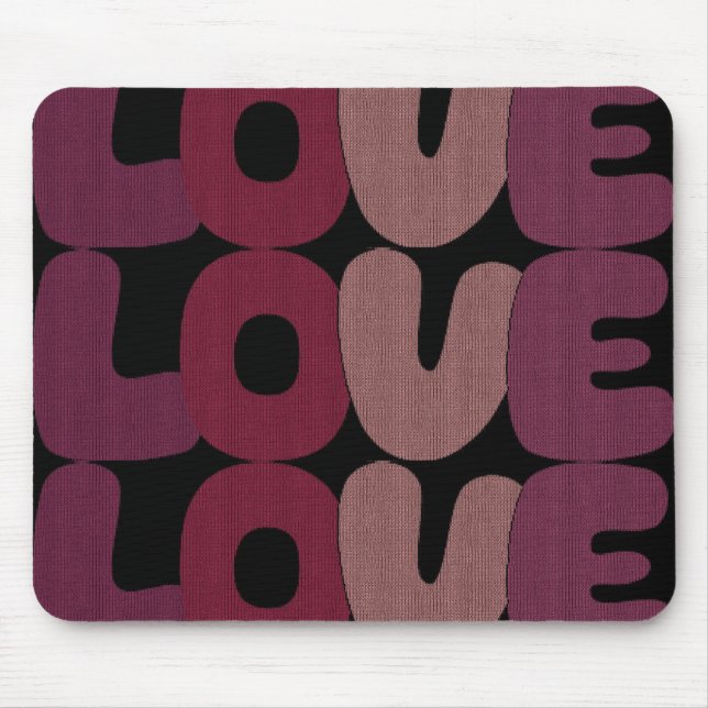 Liebe Mouse Pad Mousepad (Vorne)