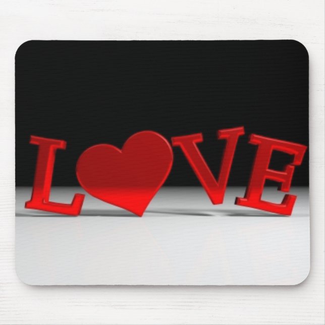 Liebe Mouse Pad Mousepad (Vorne)