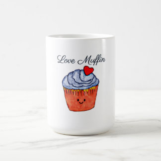 Liebe Muffin Blue Kaffeetasse