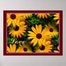 Liebe Multi Floral Poster