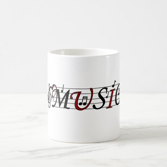 Liebe Music Tasse (Mittel)