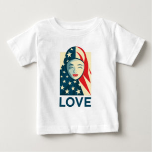 Liebe  muslimische Flüchtlinge Baby T-shirt