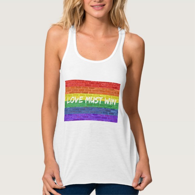 Liebe muss gewinnen tank top (Vorderseite)