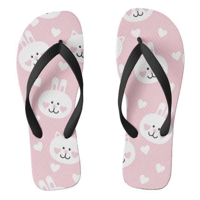 Liebe Muster 2 Flip Flops (Fußbett)