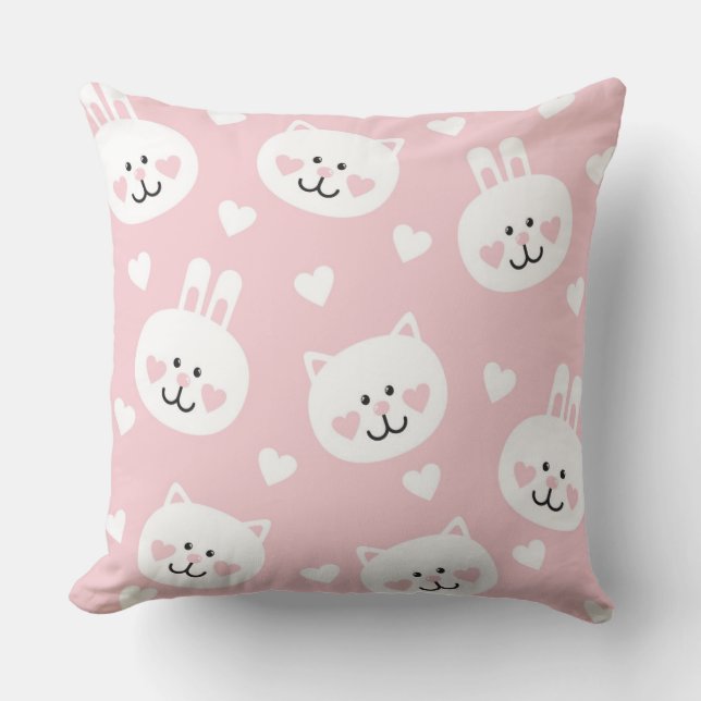 Liebe-Muster 2 Kissen (Vorderseite)