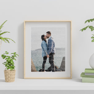 Liebe-Muster-Overlay-Foto Poster