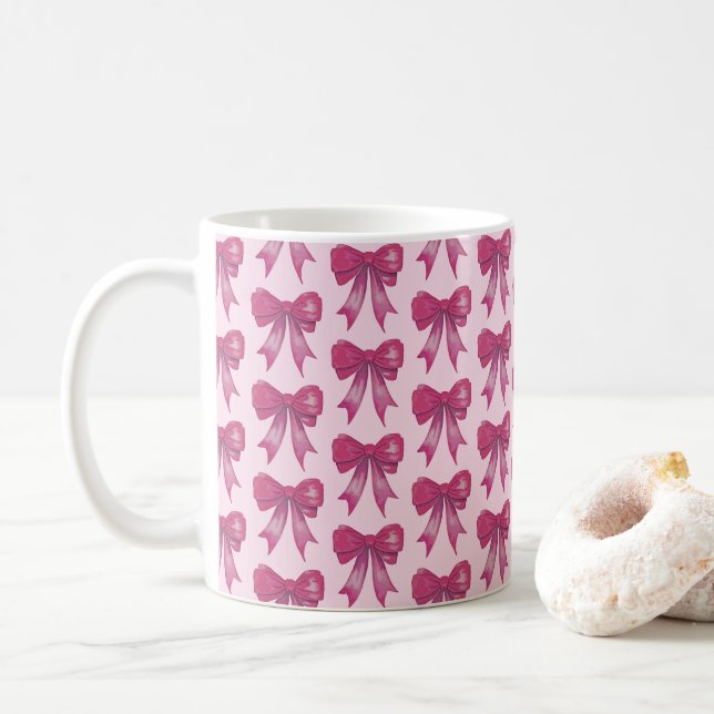 Liebe-Muster Valentine Kaffeemaschine Tasse (Mit Donut)