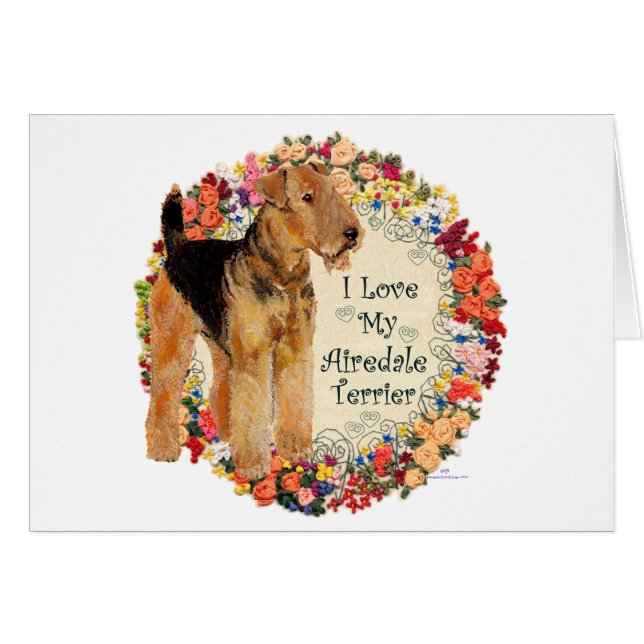 Liebe My Airedale (Vorderseite (Horizontal))