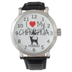 Liebe My Chihuahua Armbanduhr
