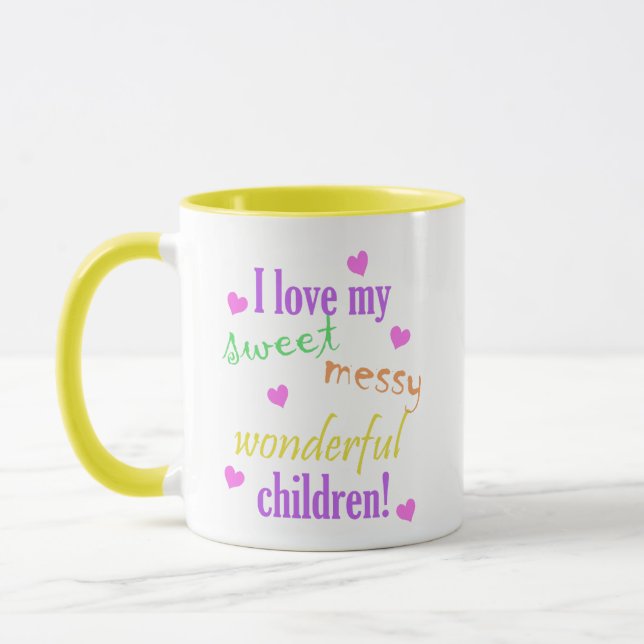 Liebe My Children Tasse (Links)