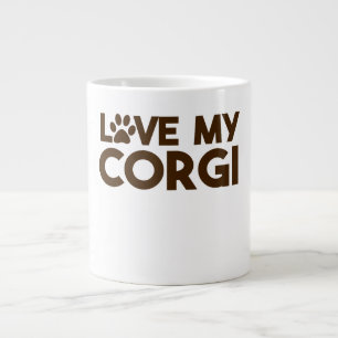 LIEBE MY CORGI PAW Jumbo-Tasse