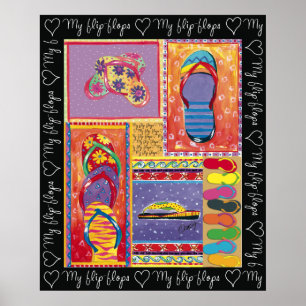 Liebe-My-Flip-Flops-Poster Poster