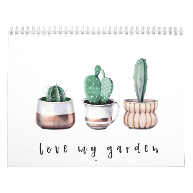 Liebe My Garden Cactus Kalender (Titelbild)