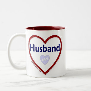Liebe My Husband Zweifarbige Tasse