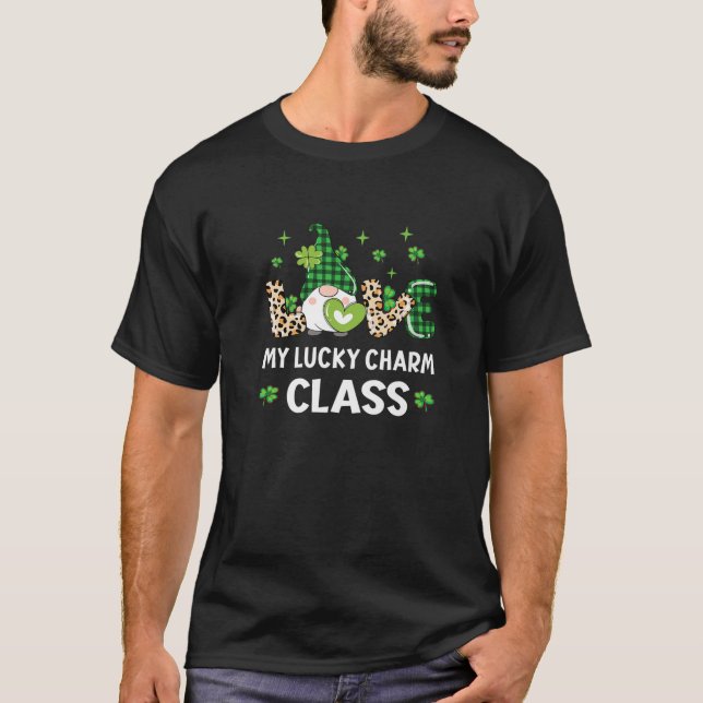 Liebe My Lucky Charm Class St Patrick's Day Irish T-Shirt (Vorderseite)