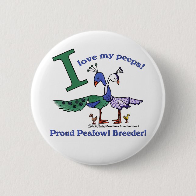 Liebe My Peeps Breeders Button (Vorderseite)