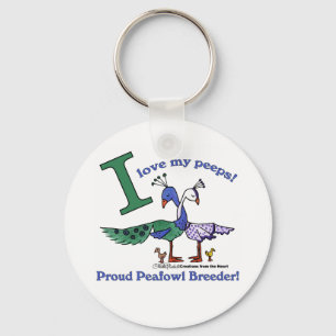 Liebe My Peeps Breeders Schlüsselanhänger
