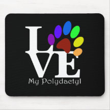 LIEBE My Polydactyl Mousepad