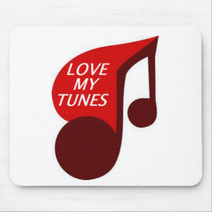 LIEBE MY TUNES MOUSEPAD