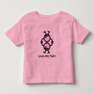 Liebe My Twin Kleinkind T-shirt