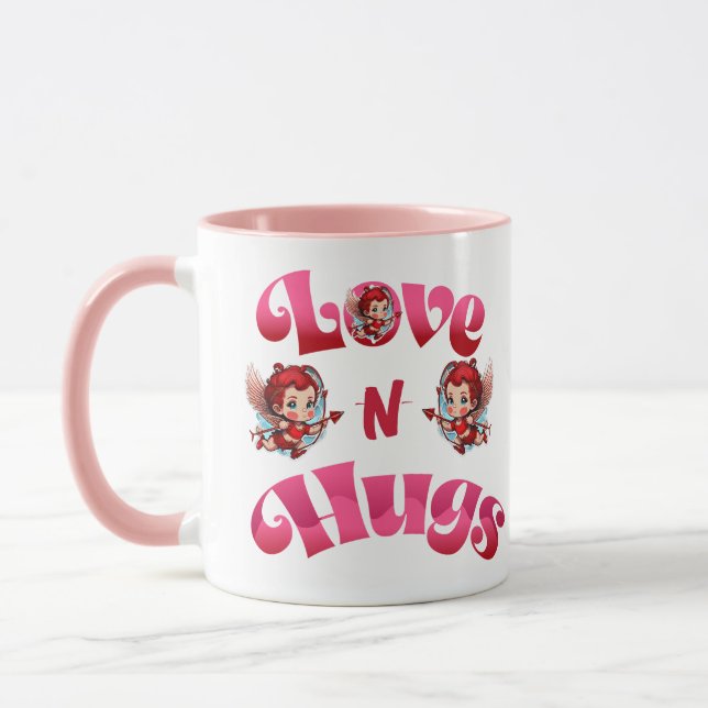 Liebe N Hugs Tasse (Links)