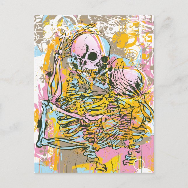 Liebe nach Tod Postkarte (Vorderseite)
