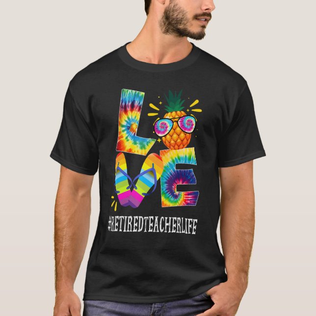 Liebe Nachwuchslehrer Ananas Sommerabgaben T T-Shirt (Vorderseite)