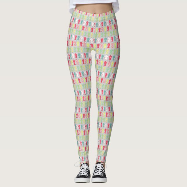 Liebe Nähen Mannequin Grau Leggings (Vorderseite)